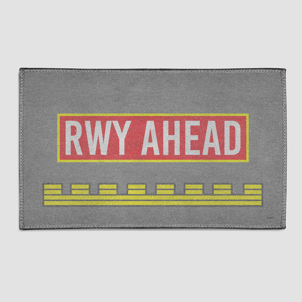 Runway Ahead - Rectangular Rug airportag.myshopify.com