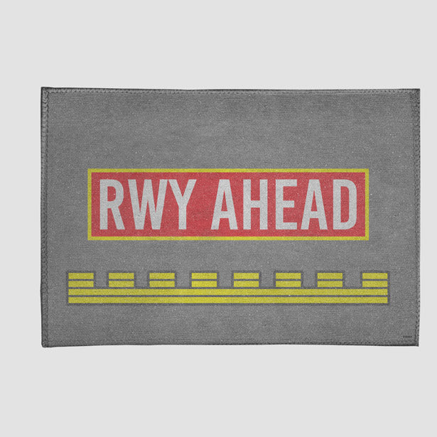 Runway Ahead - Rectangular Rug airportag.myshopify.com