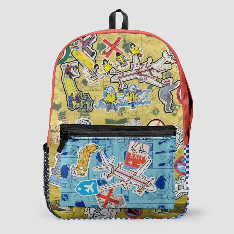 Carte de sécurité - Sac à dos