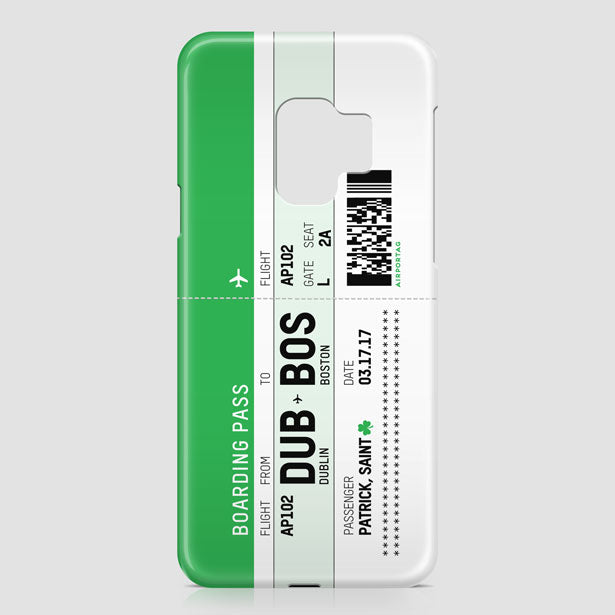 St. Patrick's Boarding Pass - Phone Case - Airportag