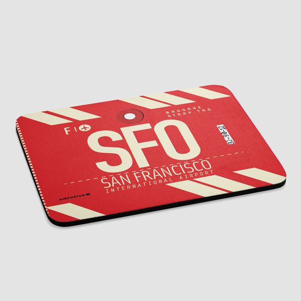 SFO - Mousepad - Airportag