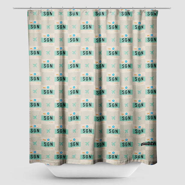 SGN - Shower Curtain - Airportag
