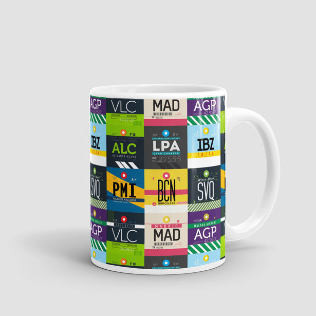 Spanish Airports - Mug - Airportag