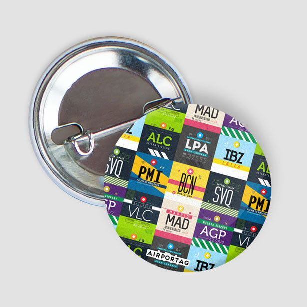 Spanish Airports - Button - Airportag
