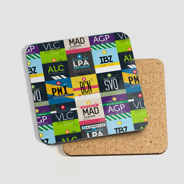 Spanish Airports - Coaster - Airportag
