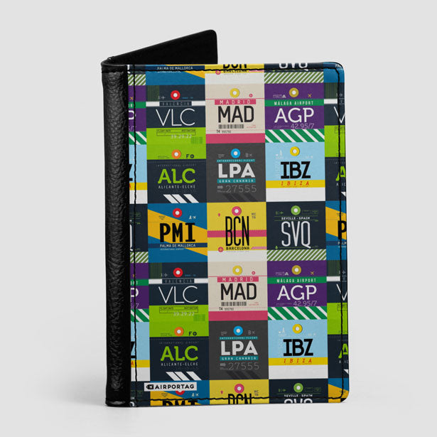 Spanish Airports - Passport Cover - Airportag