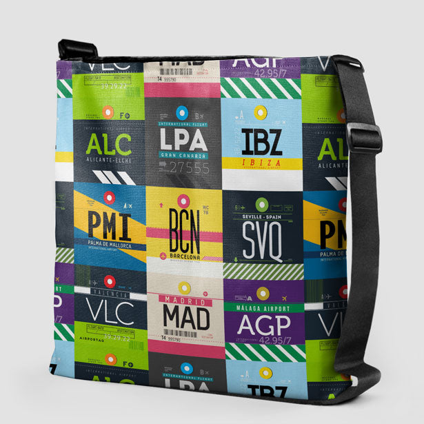 Spanish Airports - Tote Bag - Airportag