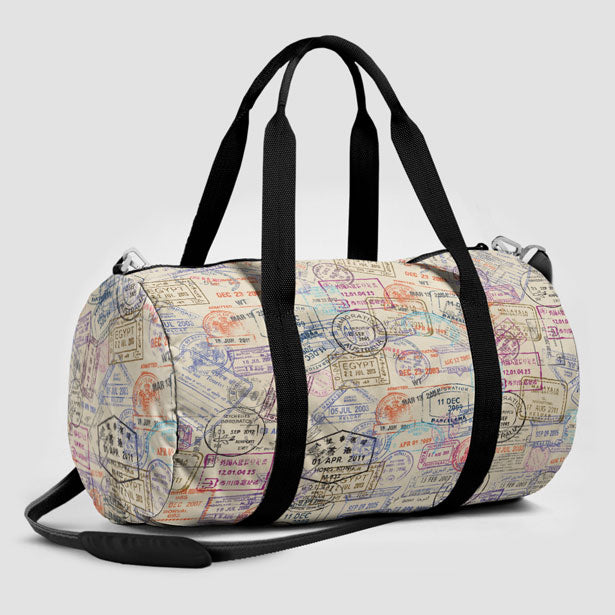 TRAVEL STICKERS - Duffle Bag - Airportag