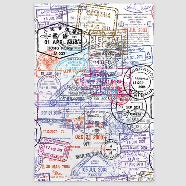 Stamps - Poster airportag.myshopify.com