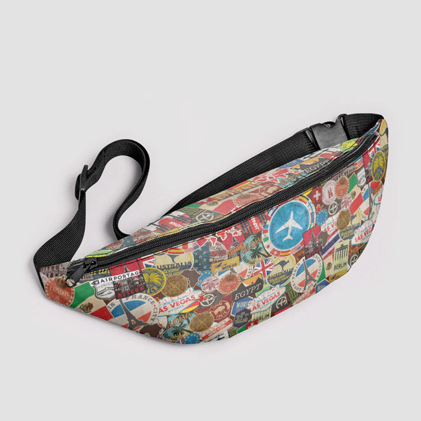 Travel Stickers - Fanny Pack airportag.myshopify.com