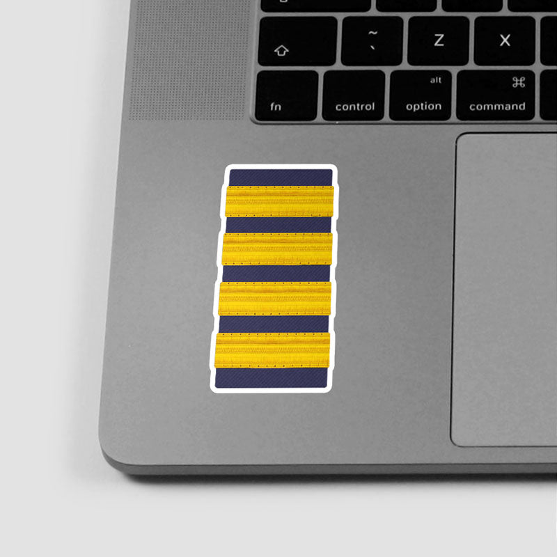 Navy Pilot Stripes - Sticker