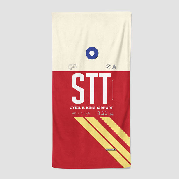 STT - Beach Towel airportag.myshopify.com