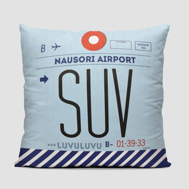 SUV - Throw Pillow - Airportag