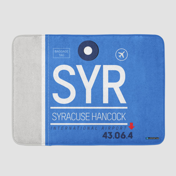SYR - Bath Mat airportag.myshopify.com