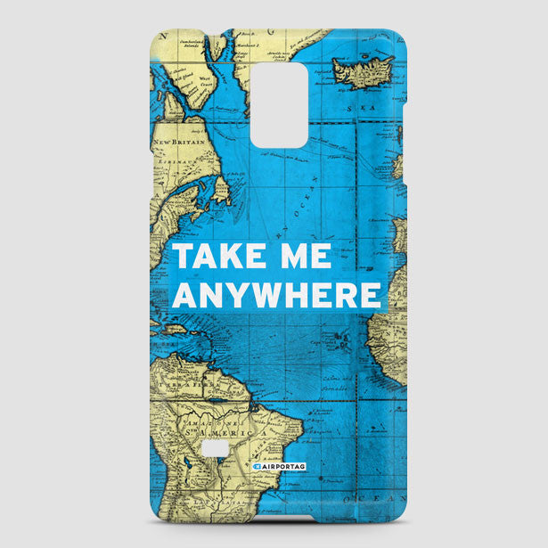 Take Me - World Map - Phone Case - Airportag
