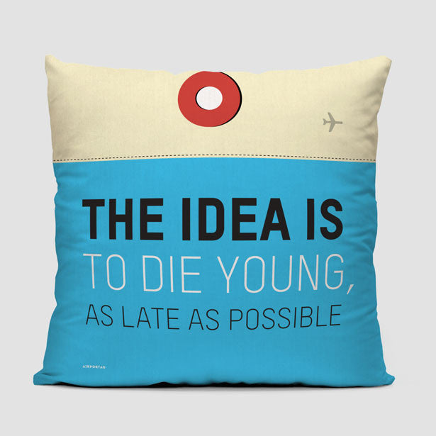 The Idea Is - Throw Pillow - Airportag