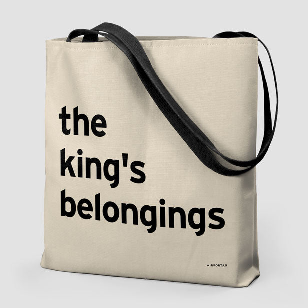 The King's Belongings - Tote Bag airportag.myshopify.com