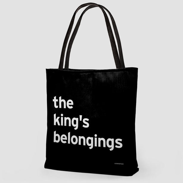 The King's Belongings - Tote Bag airportag.myshopify.com