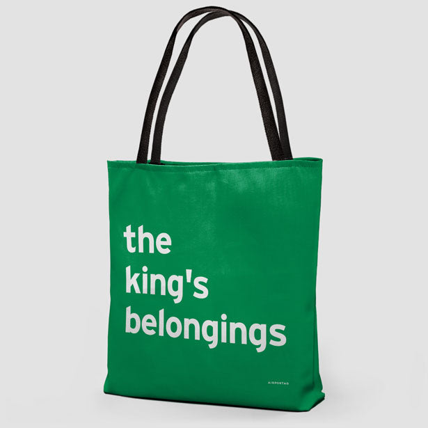 The King's Belongings - Tote Bag airportag.myshopify.com