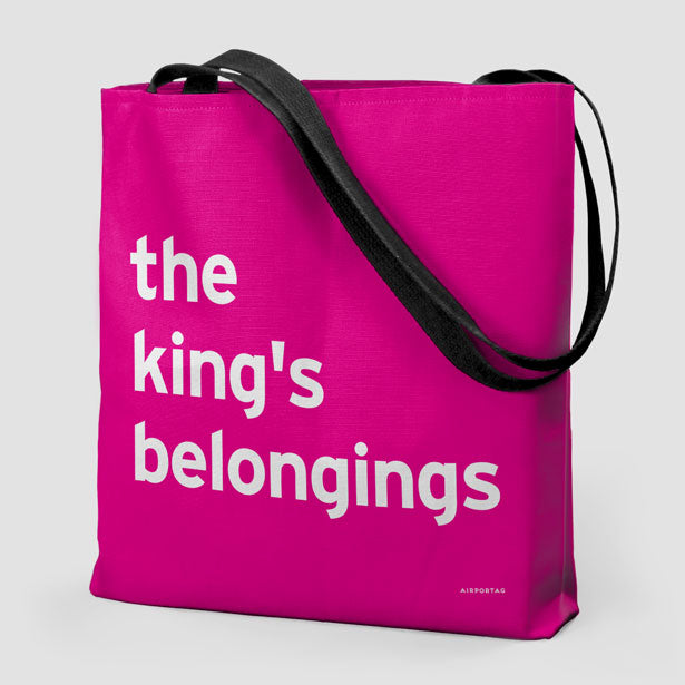 The King's Belongings - Tote Bag airportag.myshopify.com