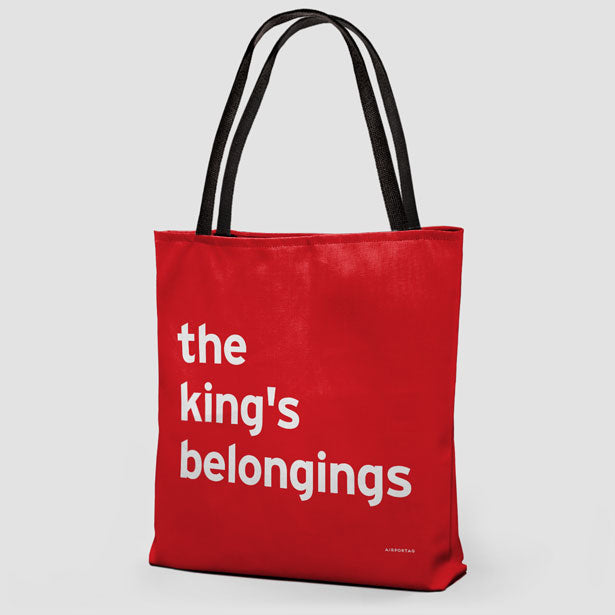 The King's Belongings - Tote Bag airportag.myshopify.com
