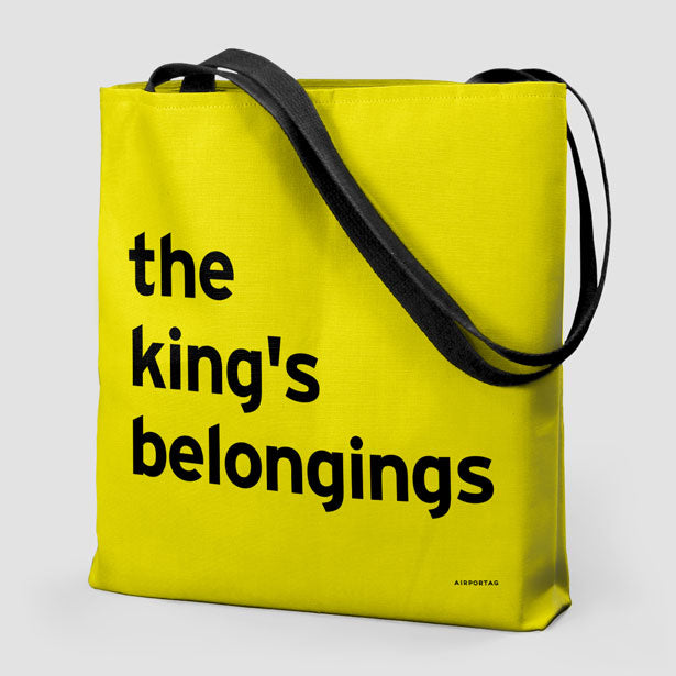 The King's Belongings - Tote Bag airportag.myshopify.com
