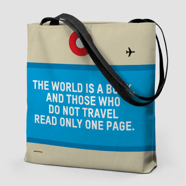 The World Is - Tote Bag - Airportag