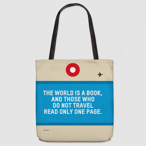 The World Is - Tote Bag - Airportag