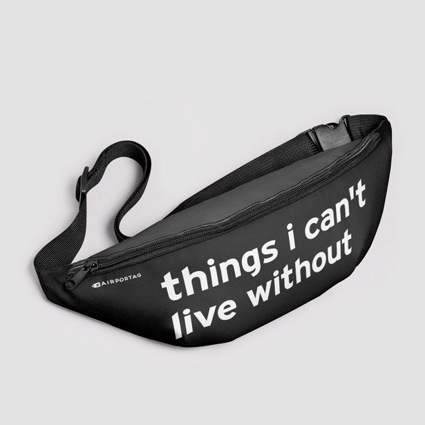 Things I Can't Live Without - Fanny Pack airportag.myshopify.com