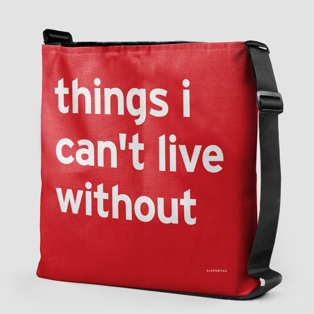Things I Can't Live Without - Tote Bag airportag.myshopify.com