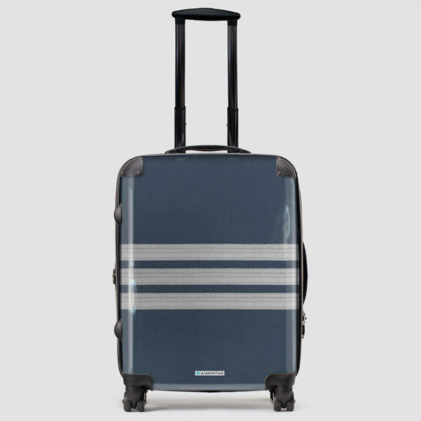 Navy Pilot Stripes - Luggage airportag.myshopify.com