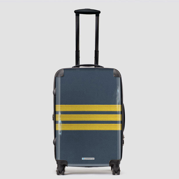 Navy Pilot Stripes - Luggage airportag.myshopify.com