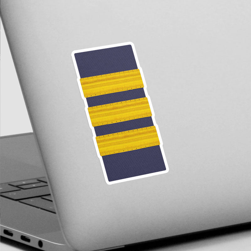 Navy Pilot Stripes - Sticker