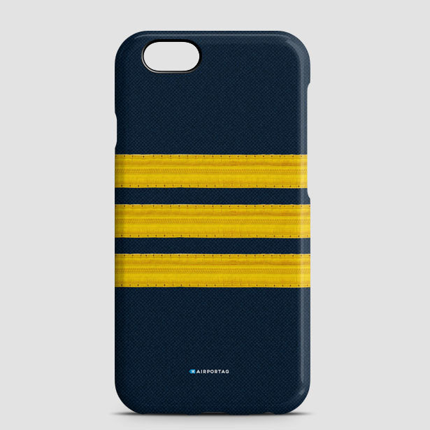 Pilot Stripes Gold - Phone Case - Airportag