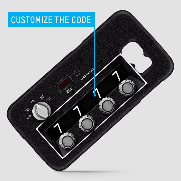 Custom - Transponder Squawk Code - Phone Case - Airportag