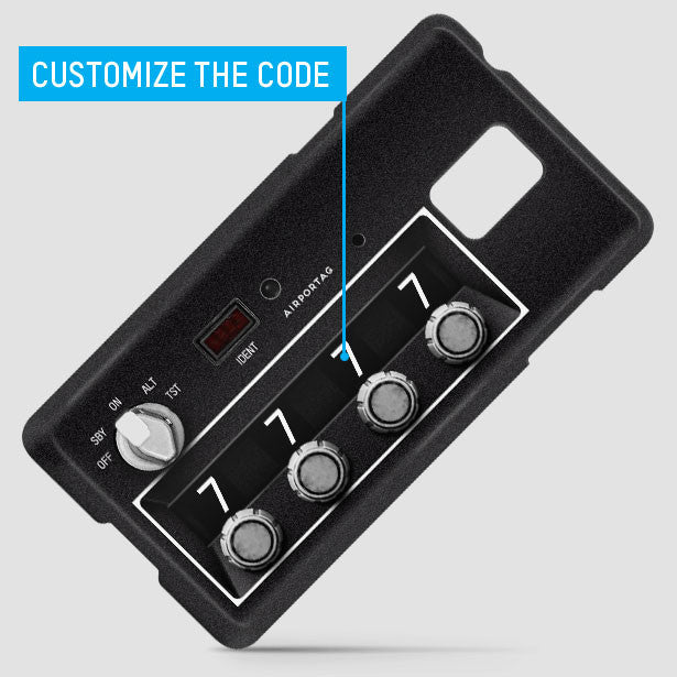 Custom - Transponder Squawk Code - Phone Case - Airportag