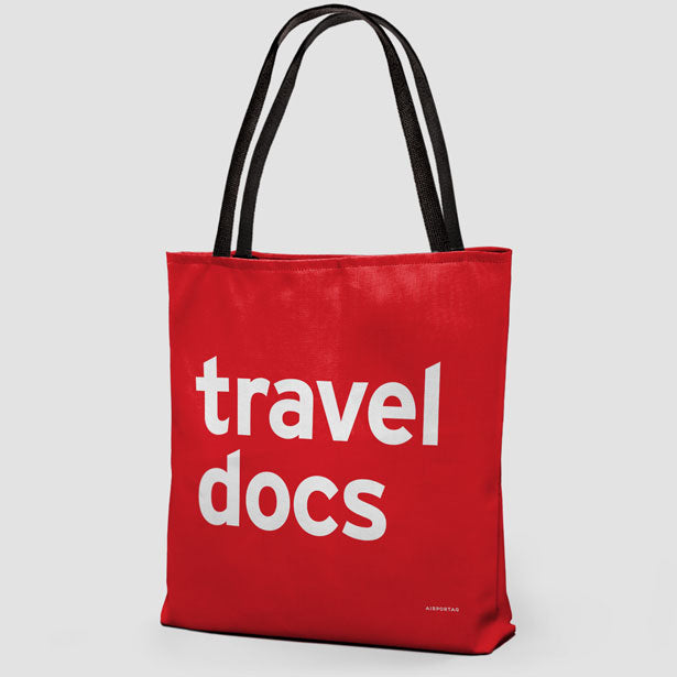 Travel Docs - Tote Bag airportag.myshopify.com