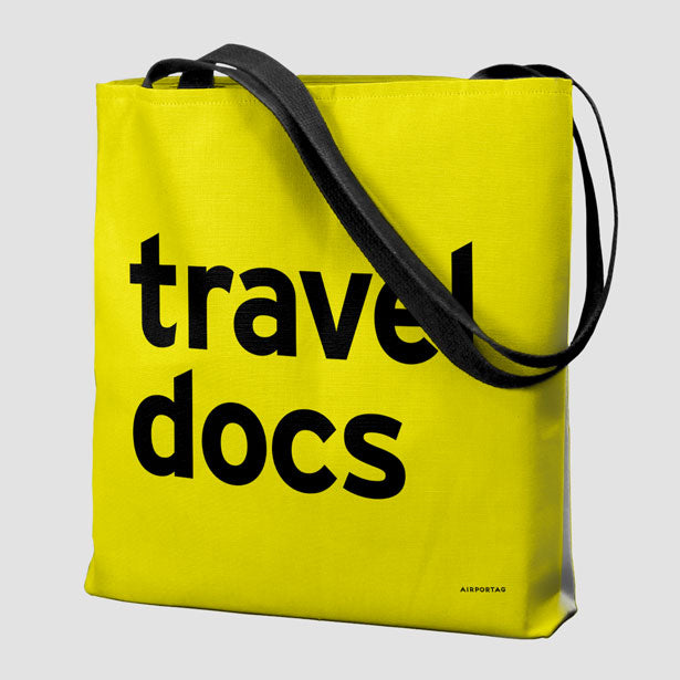 Travel Docs - Tote Bag airportag.myshopify.com