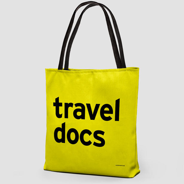 Travel Docs - Tote Bag airportag.myshopify.com