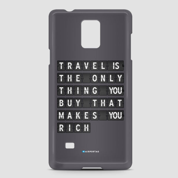 Travel is - Flight Board - Phone Case - Airportag