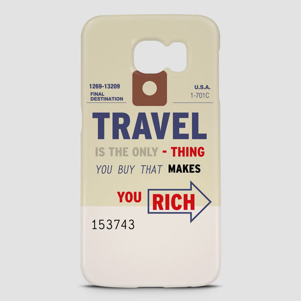 Travel is - Old Tag - Phone Case - Airportag