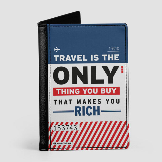 Travel is - Passport Cover - Airportag