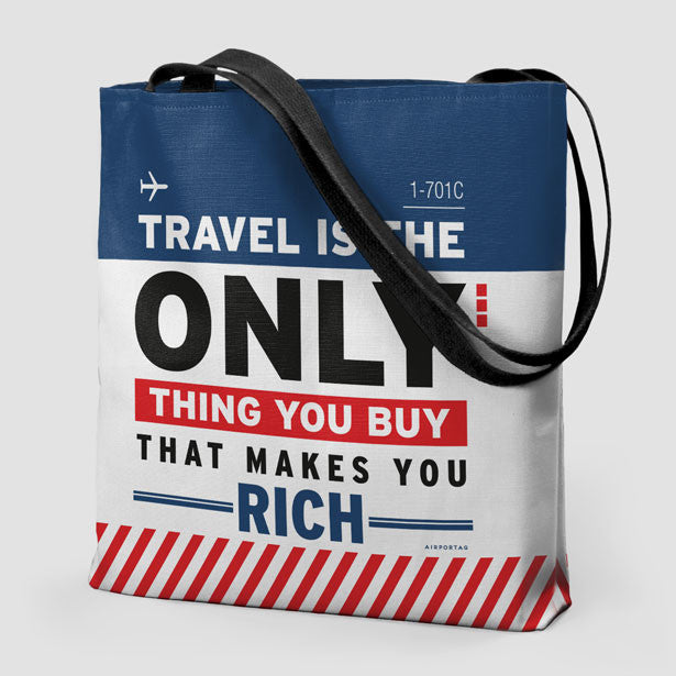 Travel is - Tote Bag - Airportag