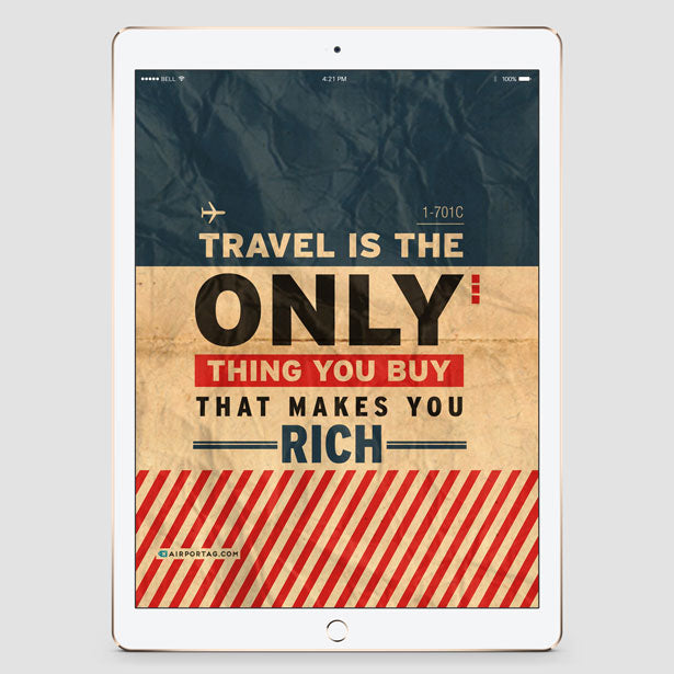 Travel is the only - Mobile wallpaper - Airportag