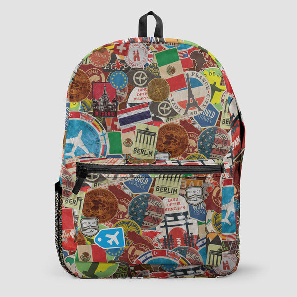Travel Stickers Backpack