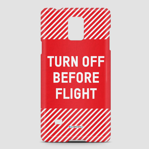 Turn Off Before Flight - Phone Case - Airportag