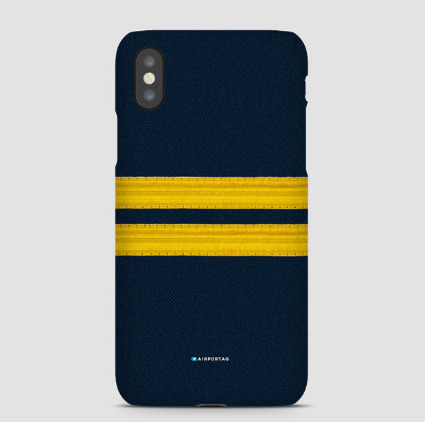 Pilot Stripes Gold - Phone Case - Airportag