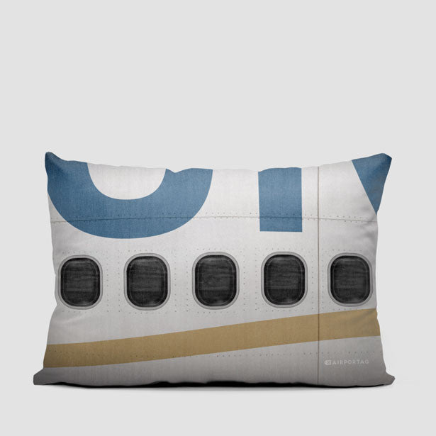 UA Plane - Throw Pillow - Airportag