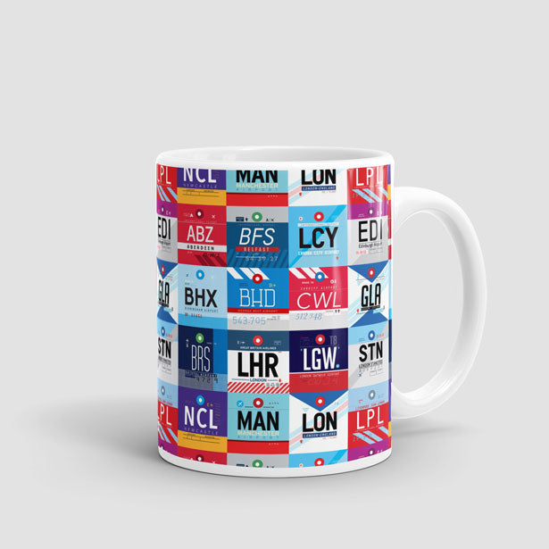 UK Airports - Mug - Airportag