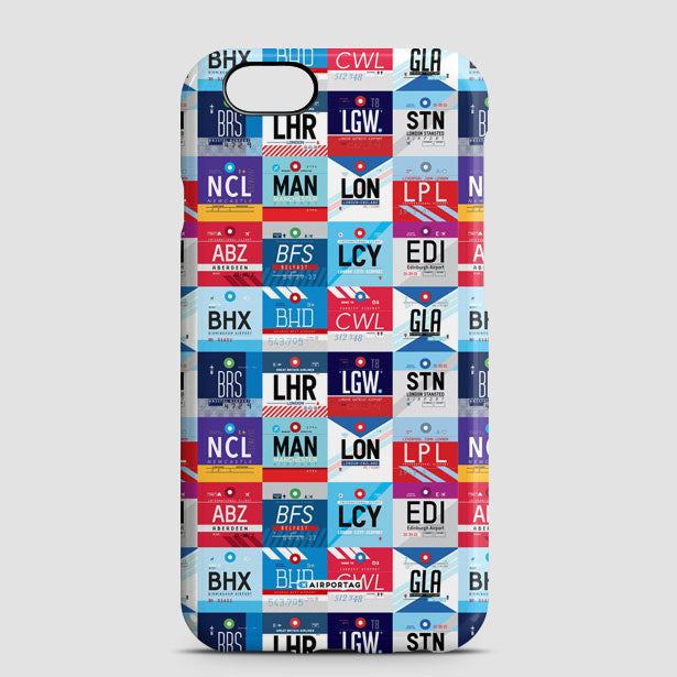 UK Airports - Phone Case - Airportag